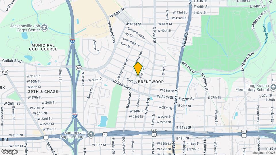 412 Woodbine St Map and Location Details