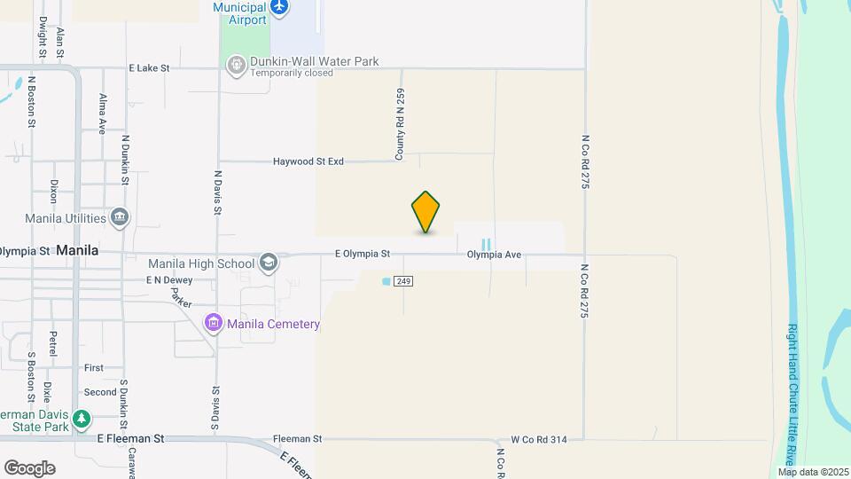 1057 B E Olympia St Map and Location Details