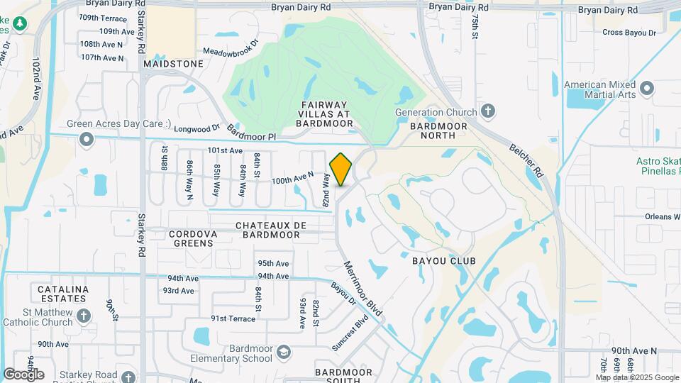 8303 Bardmoor Blvd Map and Location Details