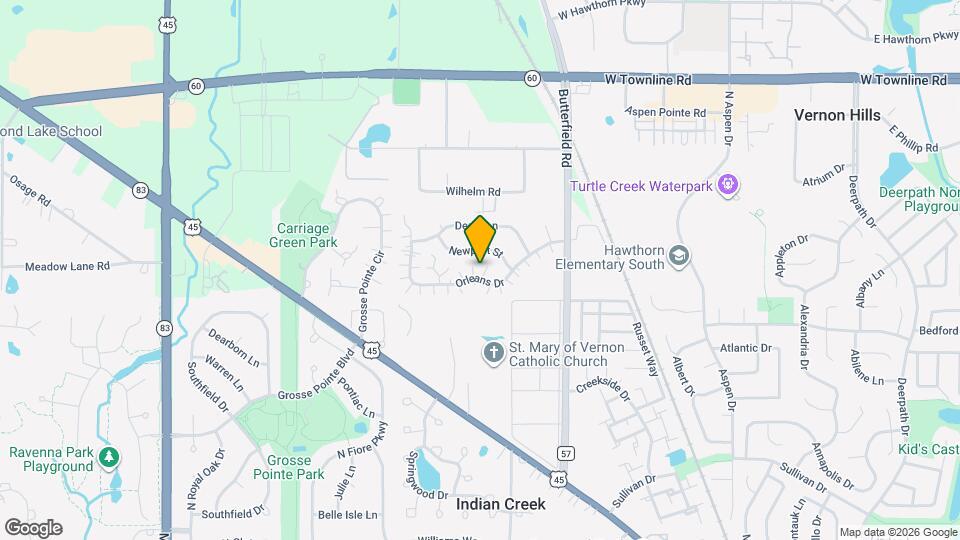 1342 Orleans Dr Map and Location Details