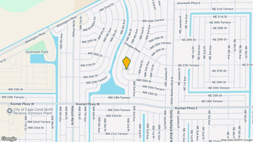 2608 NW 3rd Pl Map and Location Details