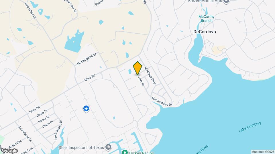 3520 Gerry Dr Map and Location Details