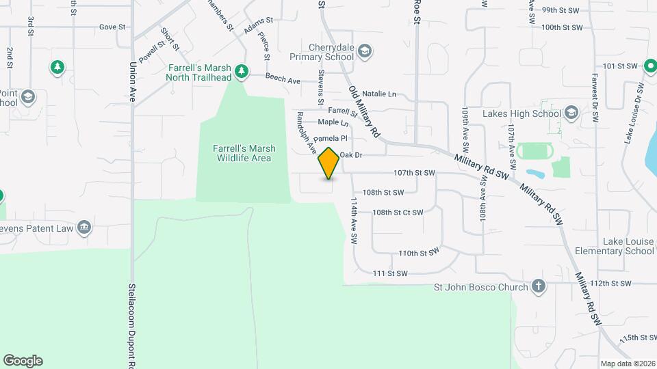 10710 115th Ave SW Map and Location Details