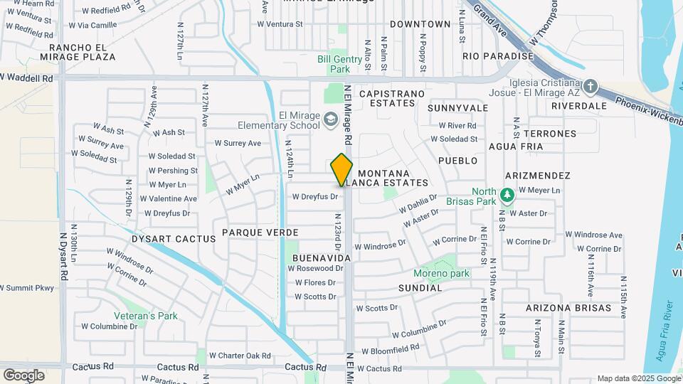 12302 W Dreyfus Dr Map and Location Details