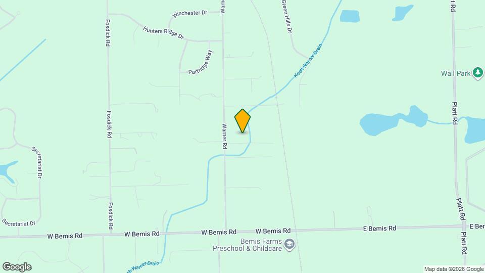 7581 Warner Rd Map and Location Details