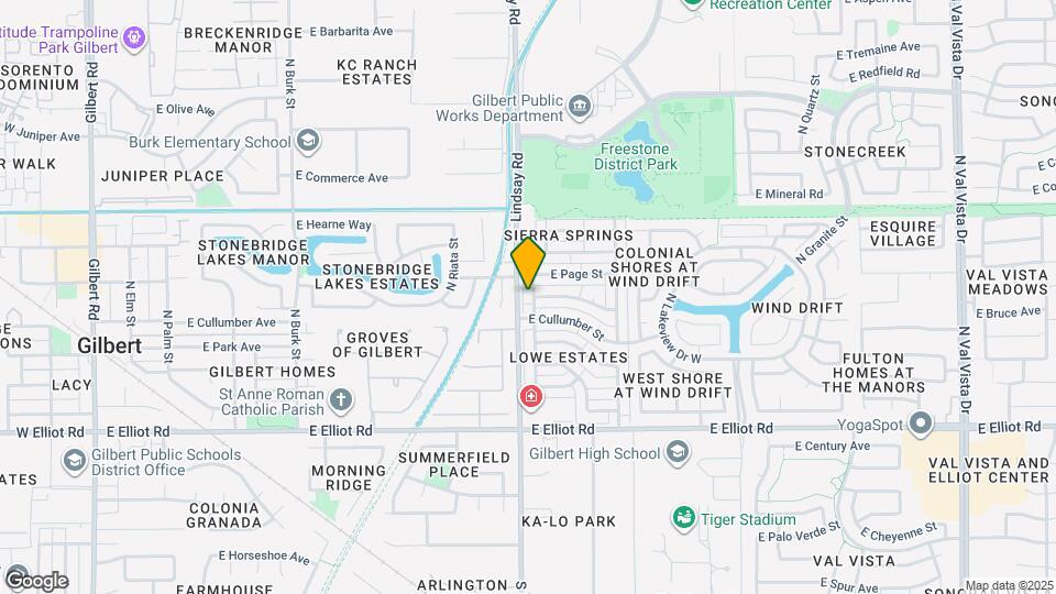 222 N Heritage Dr Map and Location Details