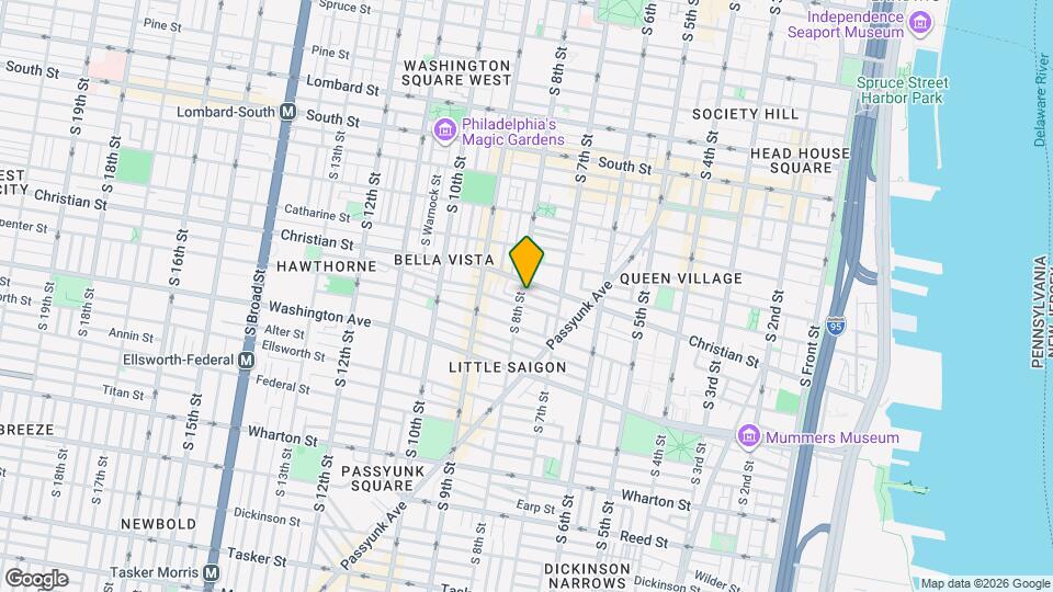 909 S 8th St Map and Location Details