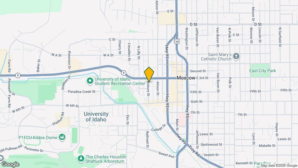 320 S Asbury St Map and Location Details