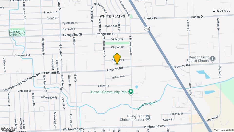 5978 Prescott Rd Mapa y Detalles de la Ubicación