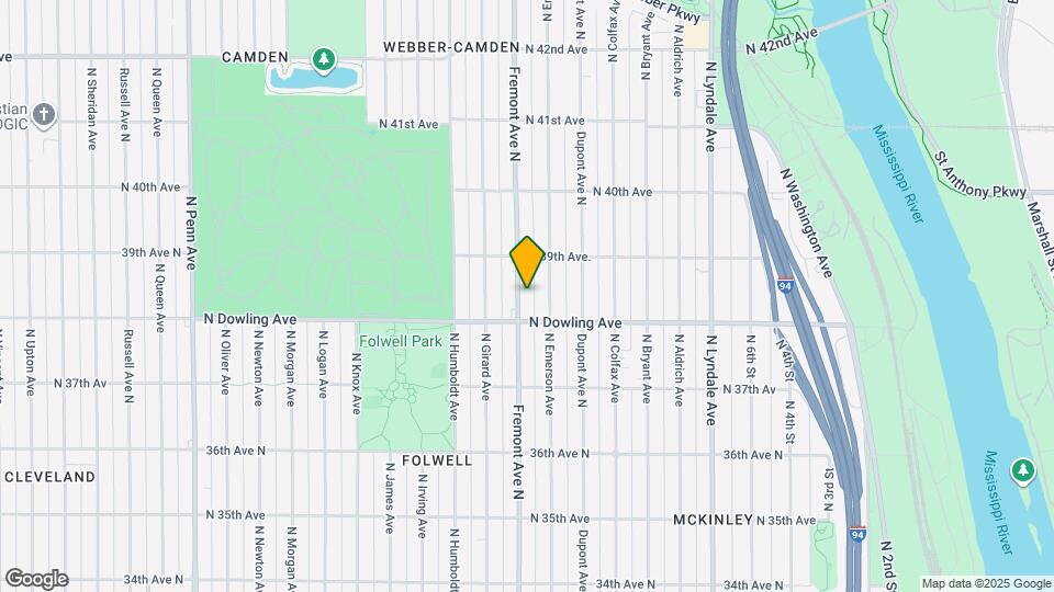 3822 Fremont Ave N Map and Location Details