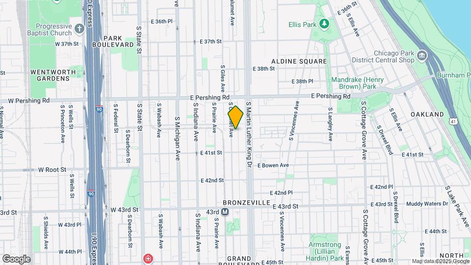 4013 S Calumet Ave Map and Location Details