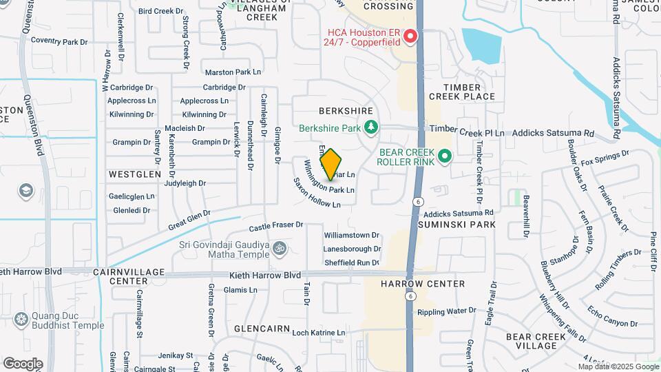 16006 Wilmington Park Ln Map and Location Details