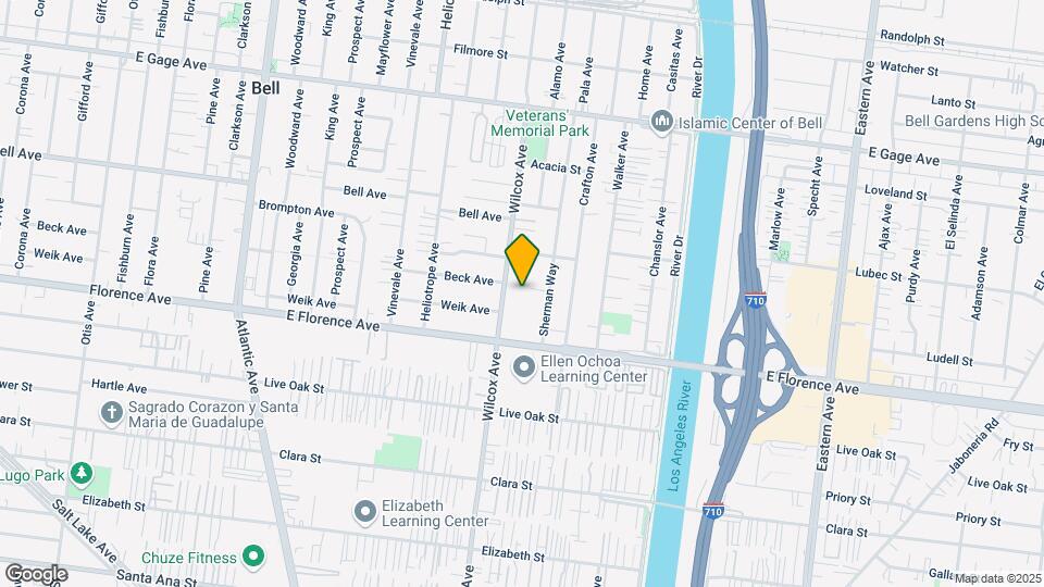 6940 Wilcox Ave Mapa y Detalles de la Ubicación