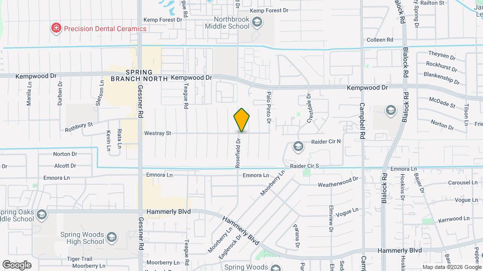 2534 Rosefield Dr Map and Location Details
