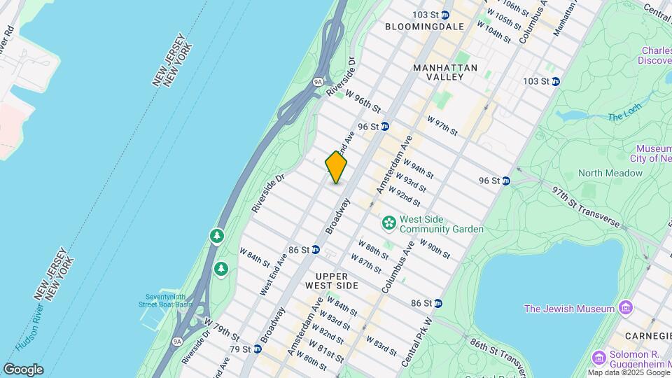 263 W 90th St Mapa y Detalles de la Ubicación