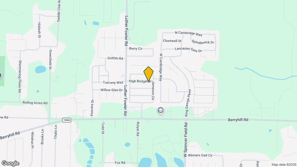 3977 High Bridge Dr Map and Location Details