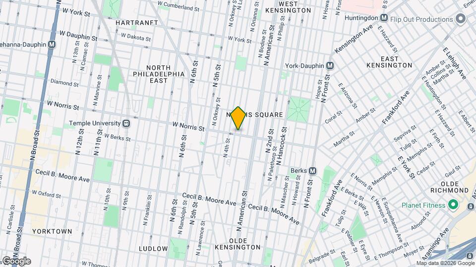 2000 N 3rd St Map and Location Details