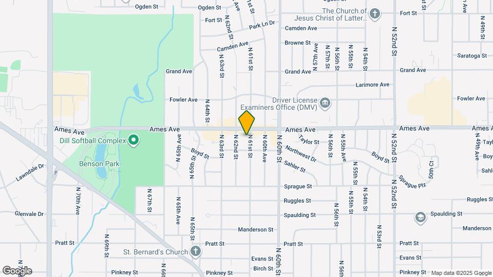 4438 N 61st St Map and Location Details