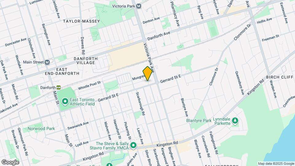 2448 Gerrard St E Map and Location Details