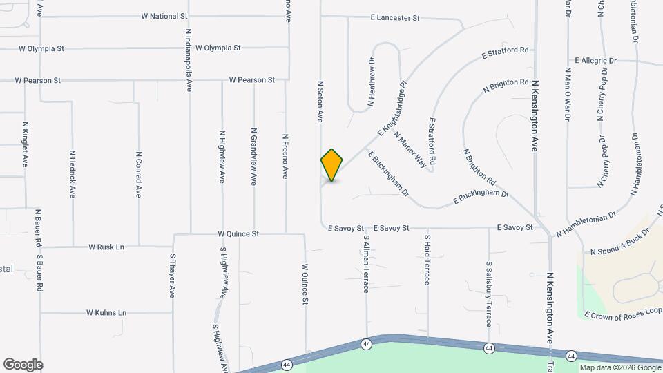 100 E Knightsbridge Pl Map and Location Details