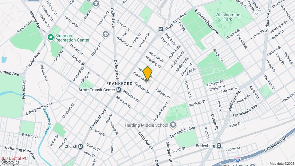 1688 Fillmore St Map and Location Details