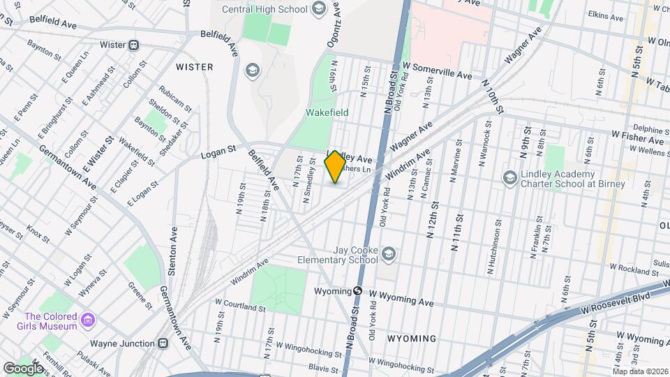 1506 W Ruscomb St Mapa y Detalles de la Ubicación