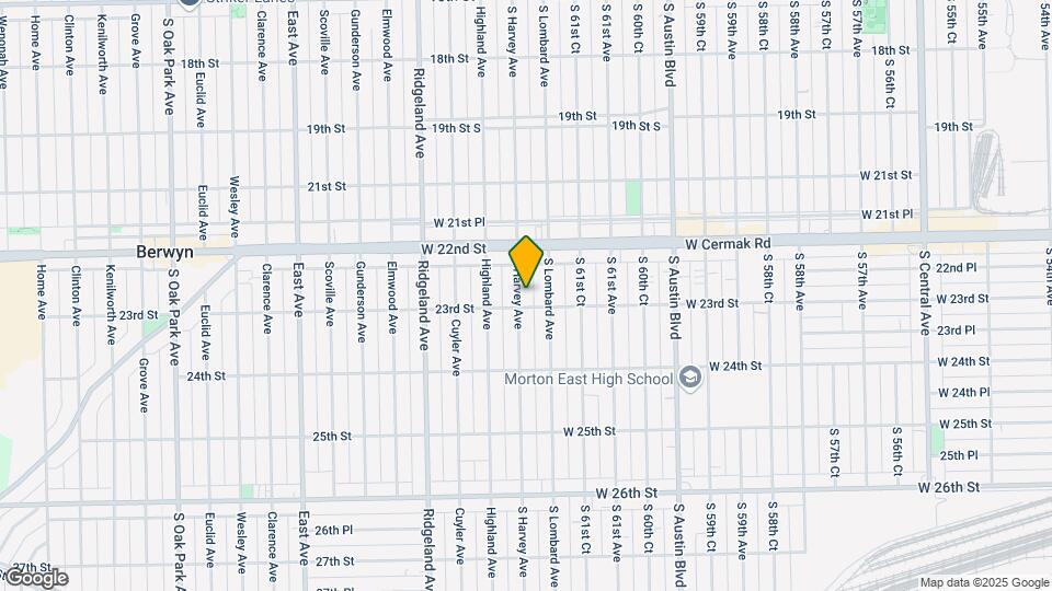 2235 S Harvey Ave Mapa y Detalles de la Ubicación
