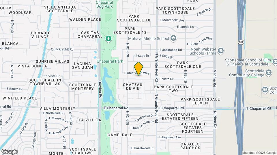 8238 E Vista Dr Map and Location Details