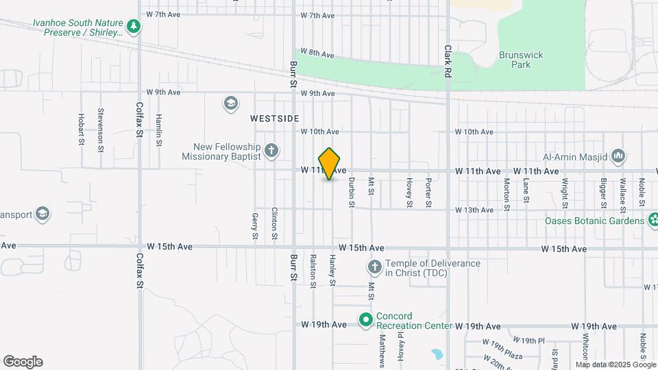 1132 Hanley St Mapa y Detalles de la Ubicación