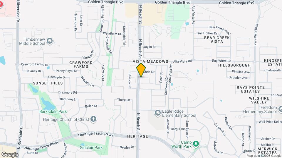 4500 Hickory Meadows Ln Map and Location Details