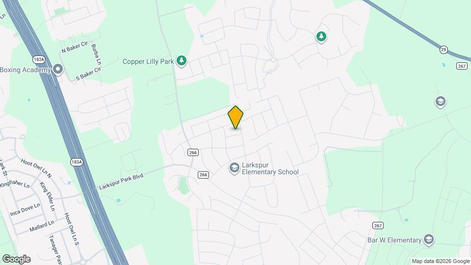 117 Beech Creek Ln Mapa y Detalles de la Ubicación