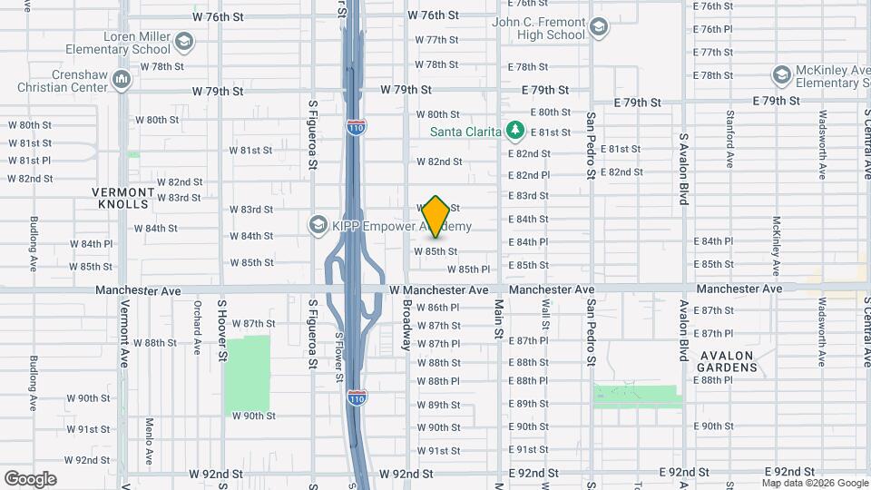 221 W 85th St Map and Location Details