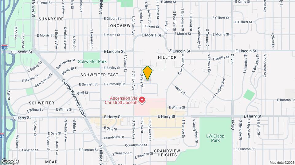 1055 S Roosevelt St Map and Location Details