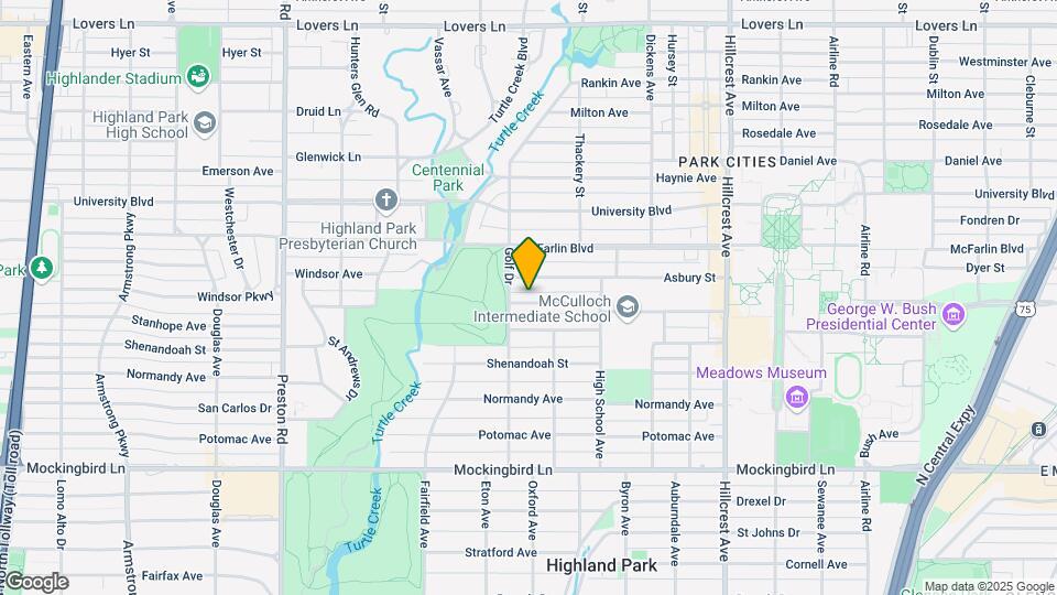 3724 Granada Ave Map and Location Details