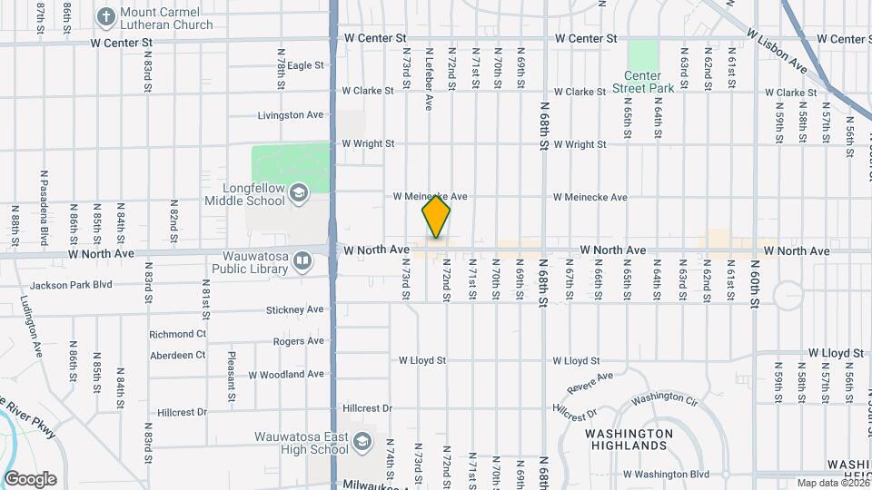 7218 W North Ave Map and Location Details