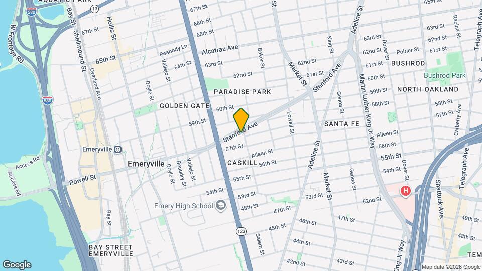 5737 Gaskill St Map and Location Details