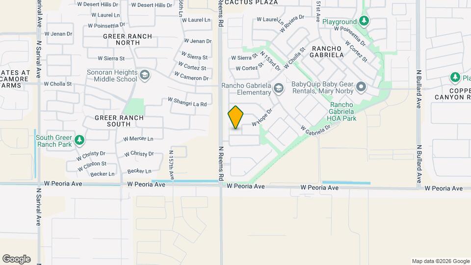 15456 W Desert Mirage Dr Map and Location Details