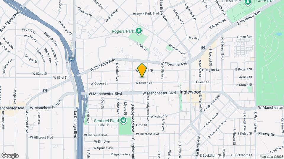 315 W Queen St Map and Location Details