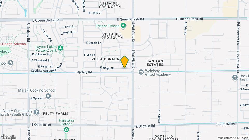 1537 E Indigo St Map and Location Details