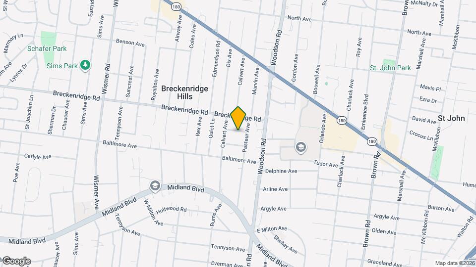 9430 Bristol Ave Map and Location Details