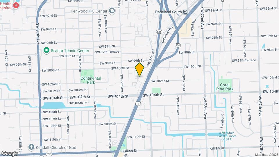 10167 SW 77th Ct Map and Location Details