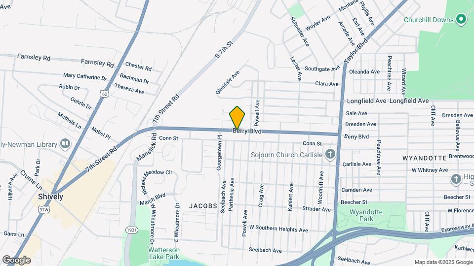 1618 Berry Blvd Mapa y Detalles de la Ubicación