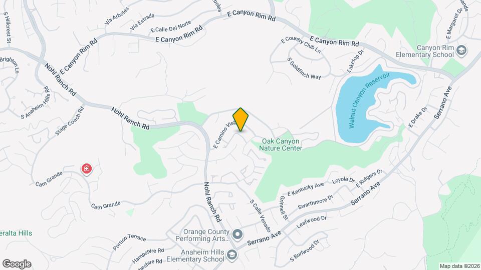 6560 Camino Vista Map and Location Details