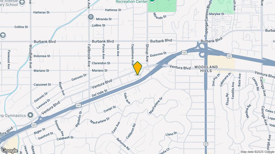 22415 Del Valle St Map and Location Details