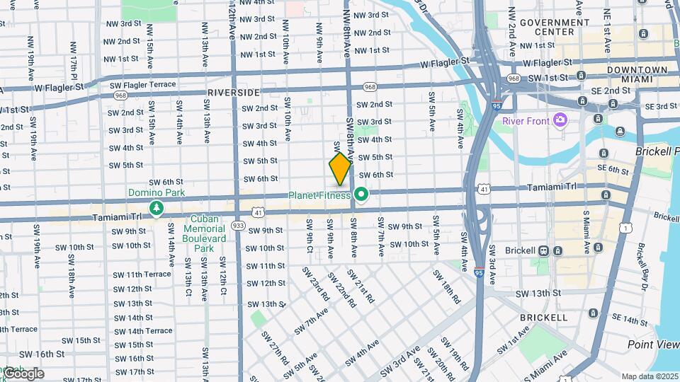 855 SW 7th St Map and Location Details