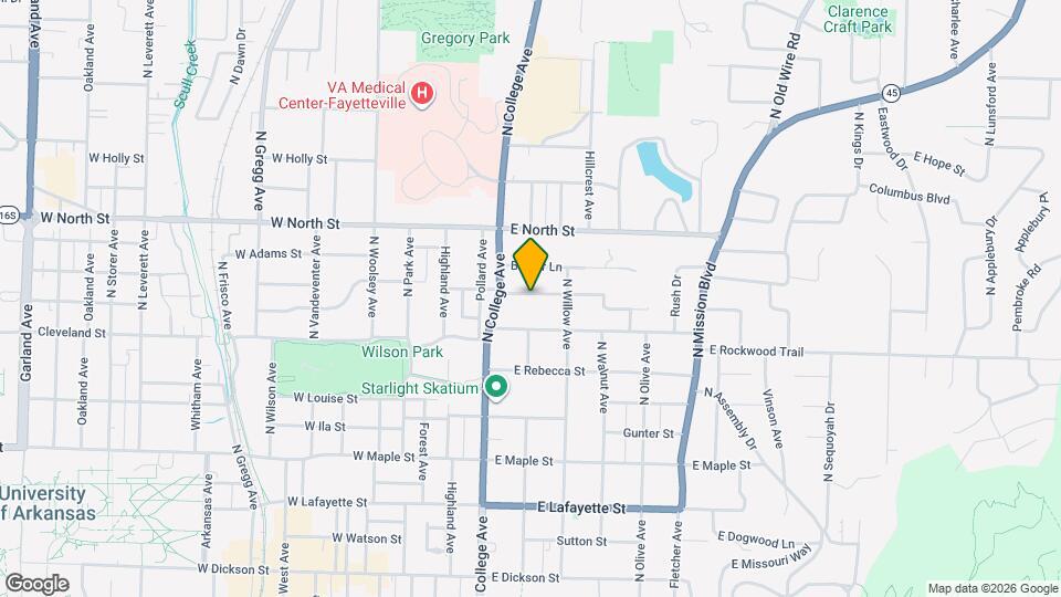 143 E Cleburn St Map and Location Details