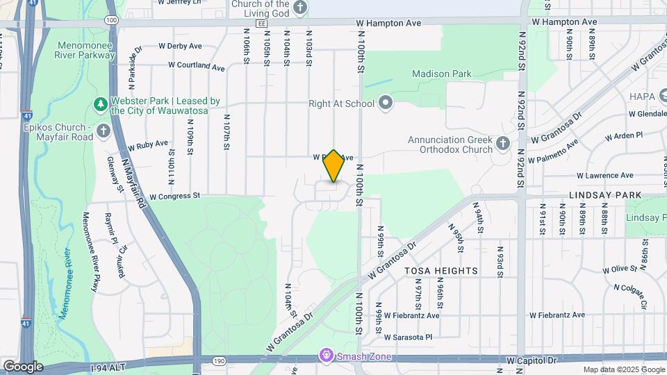 10121 W Sharon Ln Map and Location Details