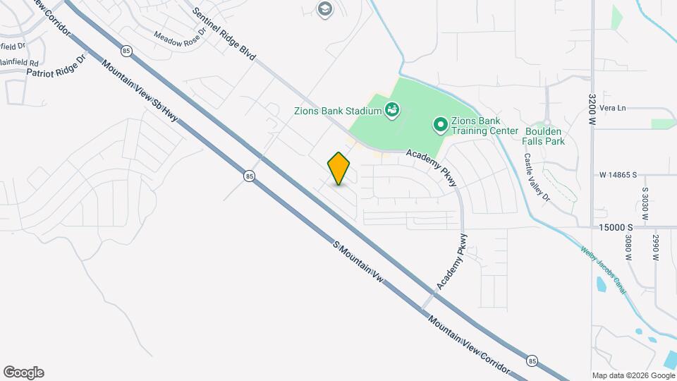 14911 S Tumble Rock Way Map and Location Details