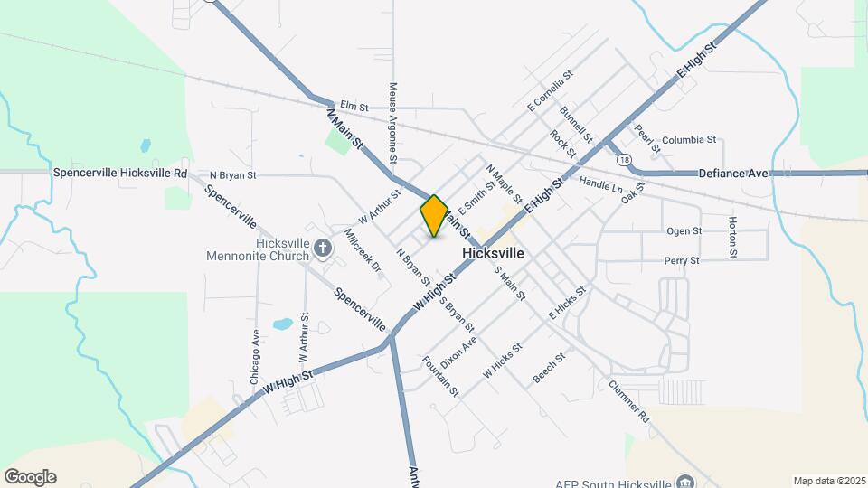 115 W Smith St Mapa y Detalles de la Ubicación