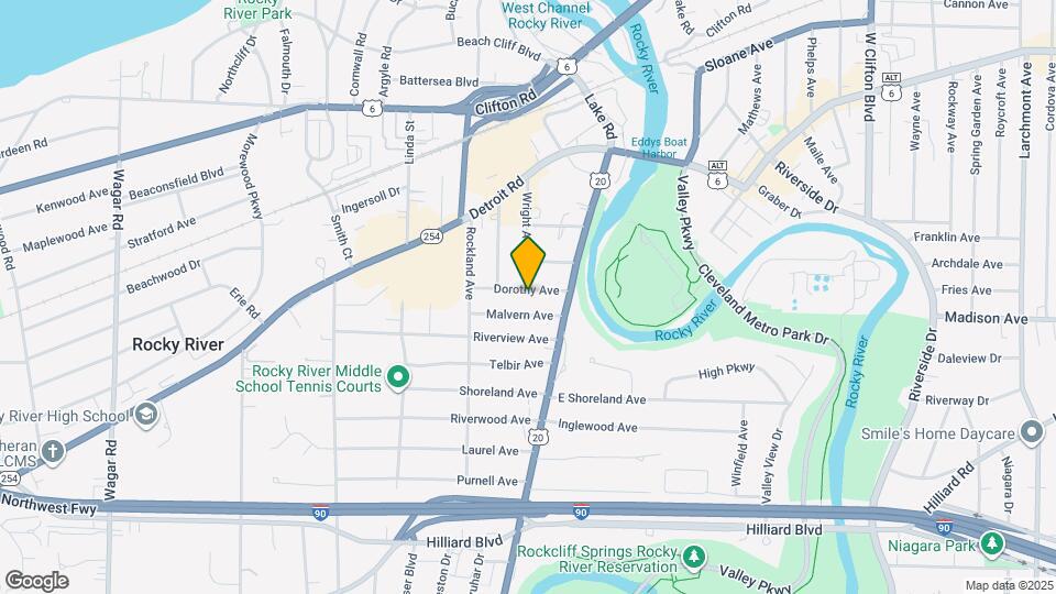 19277 Dorothy Ave Map and Location Details